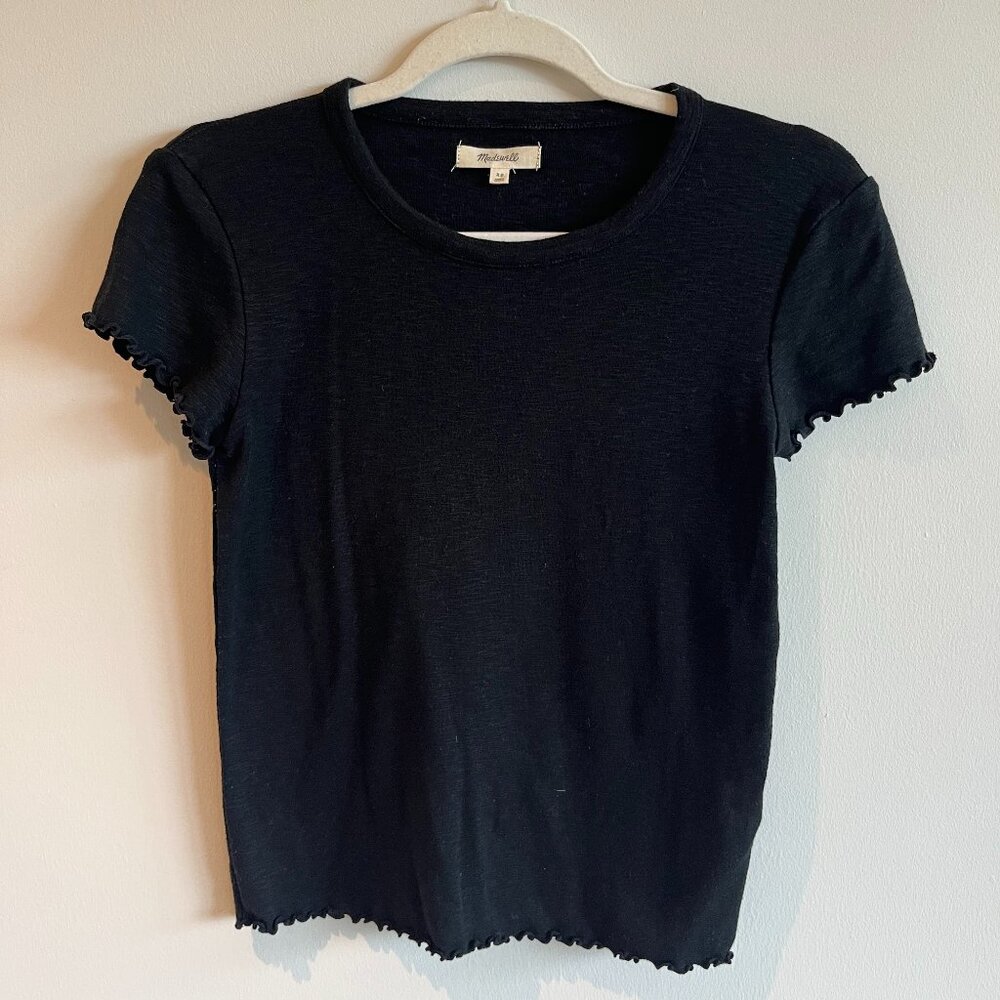 Madewell Black Baby Tee XS